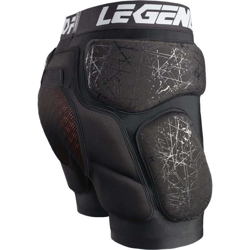 شورت مبطن واقٍ من Legendfit للتزلج على الجليد والتزحلق على الجليد والتزلج على الجليد وحماية عظم المؤخرة للرجال والنساء والشباب - Image 2